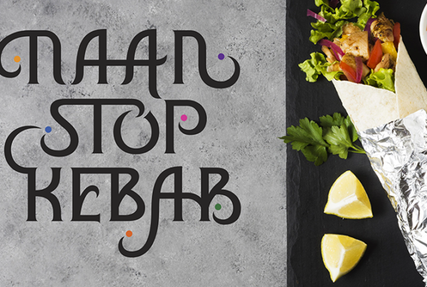 Naan Stop Kebab logo design