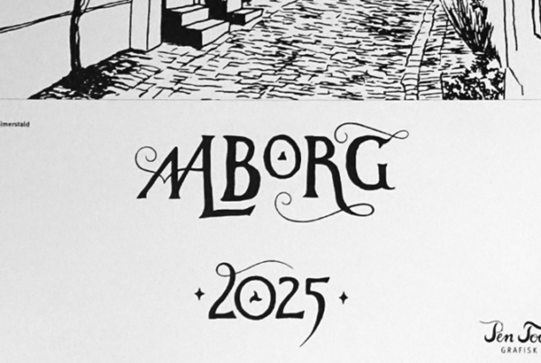 Aalborg wall calendar 2025 front page